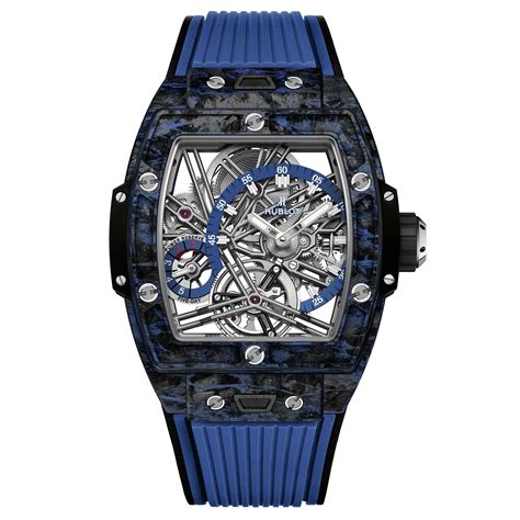 hublot carbon blue|Hublot 45mm automatic tourbillon.